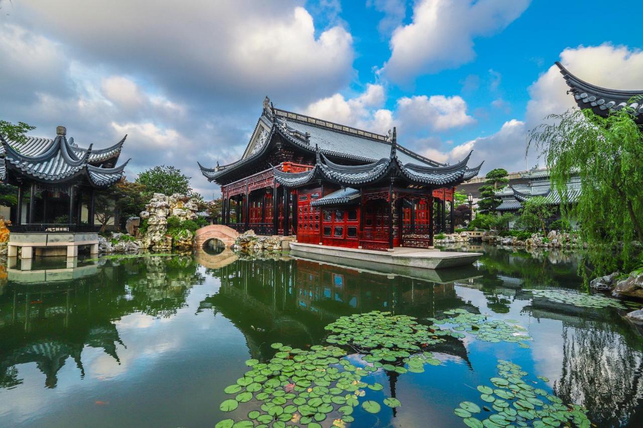 Royal Garden Hotel Shanghai-Free Shuttle To And From Disney & Pvg & Close Metro Line2 Easy To Sha New Expo מראה חיצוני תמונה
