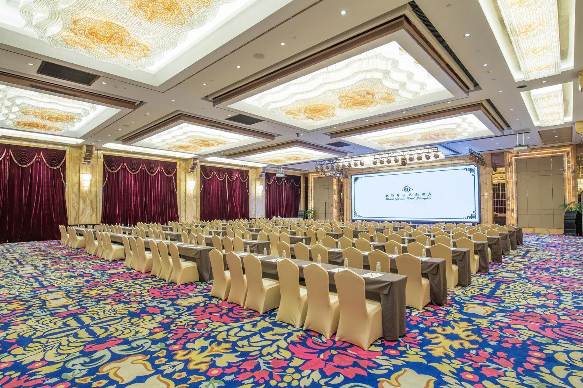 Royal Garden Hotel Shanghai-Free Shuttle To And From Disney & Pvg & Close Metro Line2 Easy To Sha New Expo מראה חיצוני תמונה