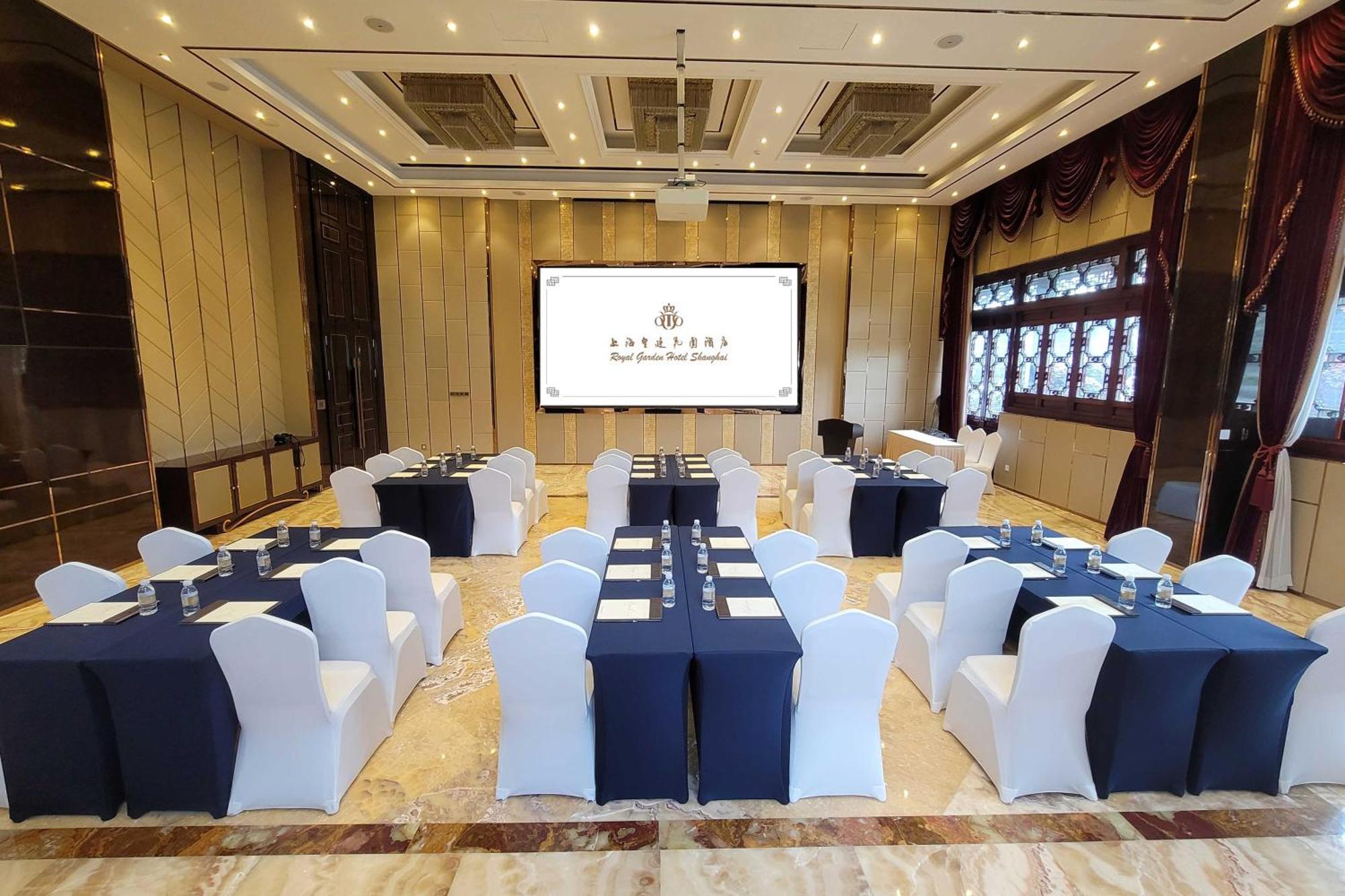 Royal Garden Hotel Shanghai-Free Shuttle To And From Disney & Pvg & Close Metro Line2 Easy To Sha New Expo מראה חיצוני תמונה
